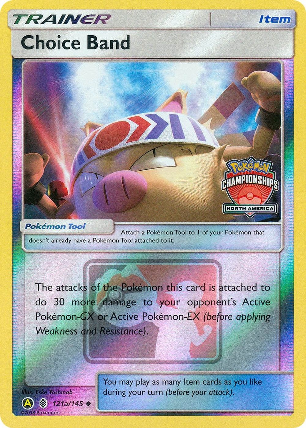 Choice Band - 121a/145 (North America Championships) — League & Championship Cards