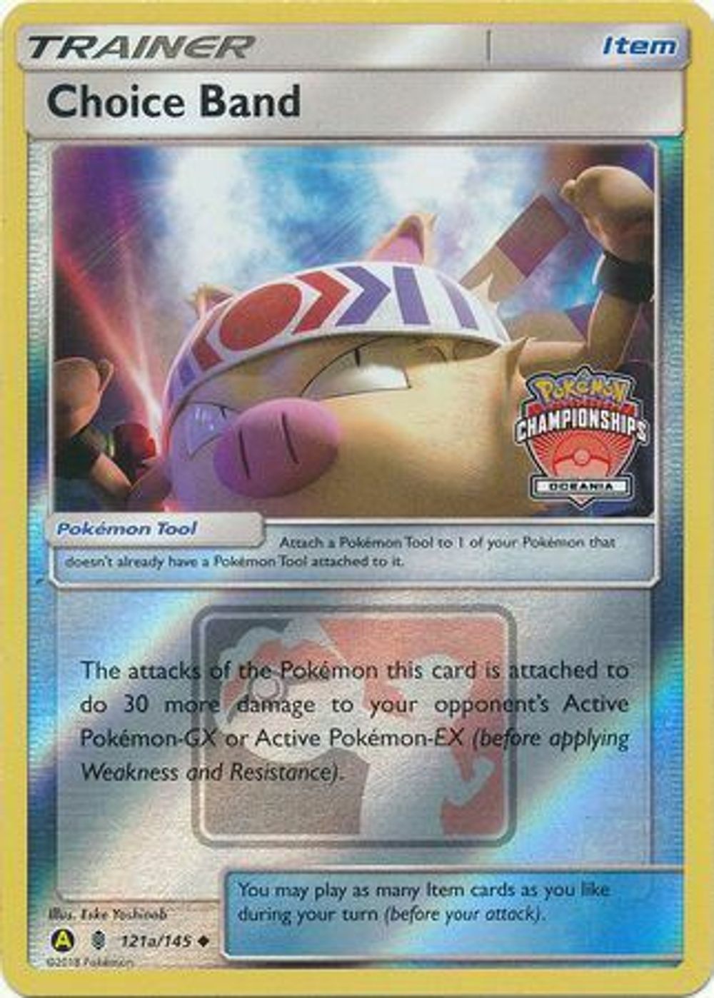 Choice Band - 121a/145 (Oceania Championships) — League & Championship Cards