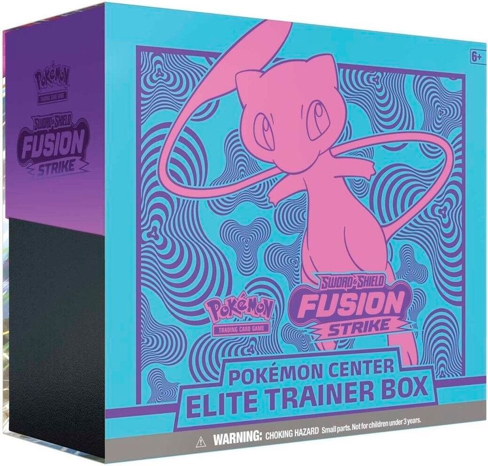Fusion Strike Pokemon Center Elite Trainer Box (Exclusive) — SWSH08: Fusion Strike