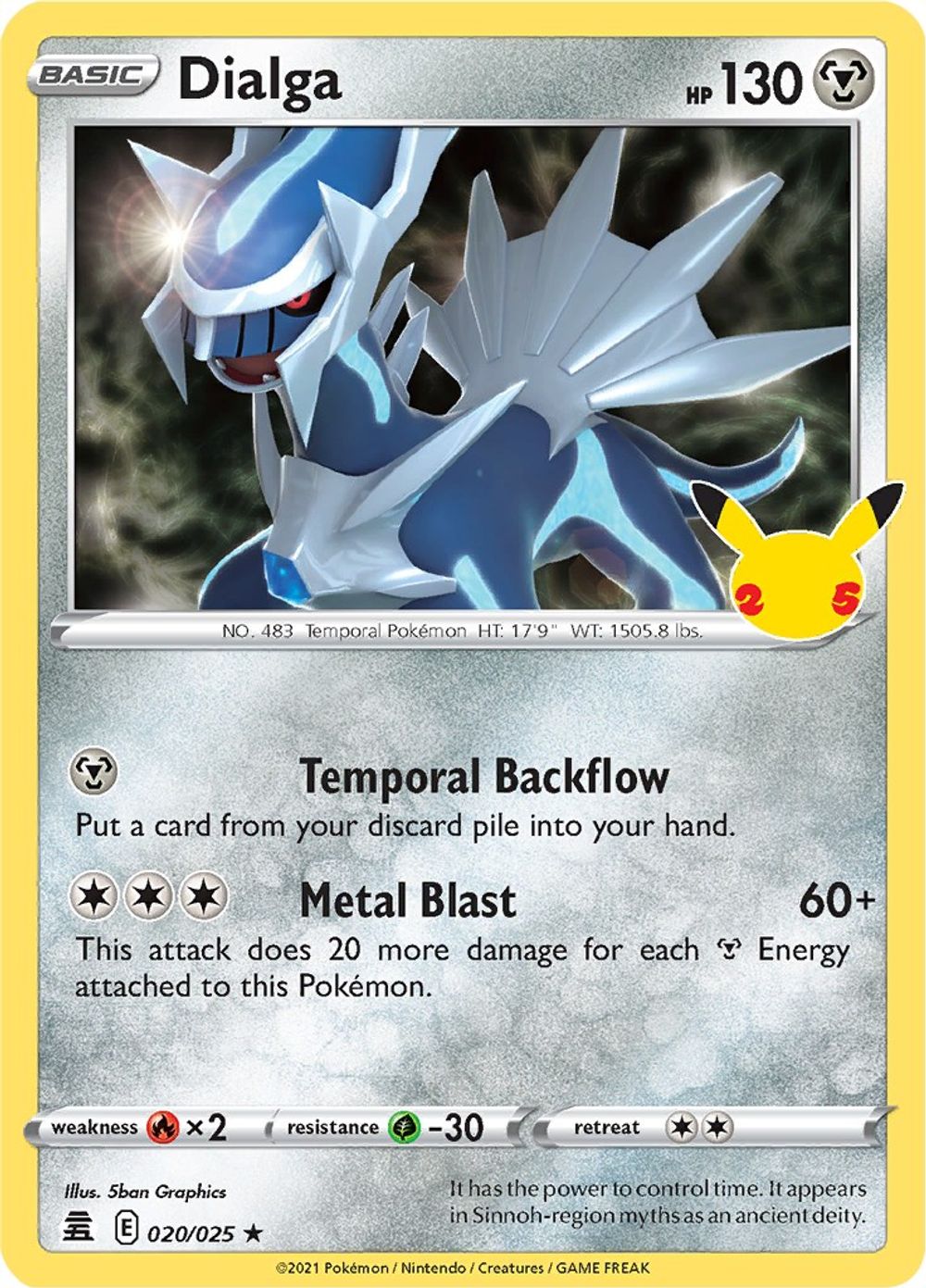 Dialga — Celebrations