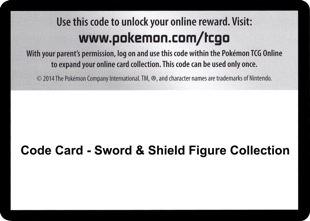 Code Card - Sword & Shield Figure Collection — SWSH02: Rebel Clash