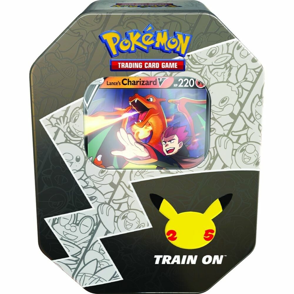 Pokemon Celebrations International Tin [Lance's Charizard V] — Celebrations