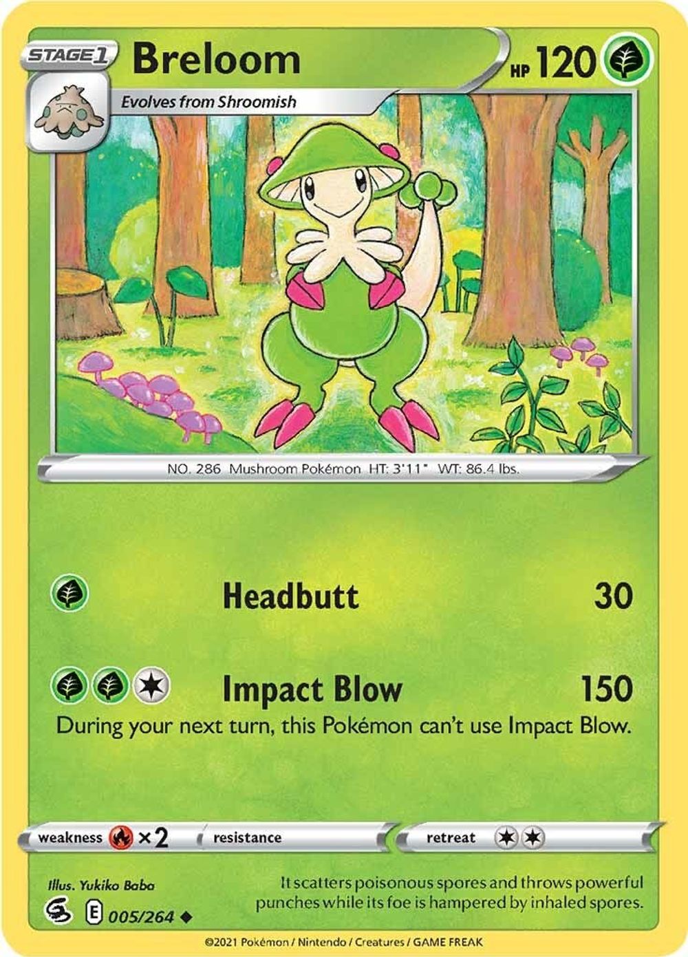 Breloom — SWSH08: Fusion Strike