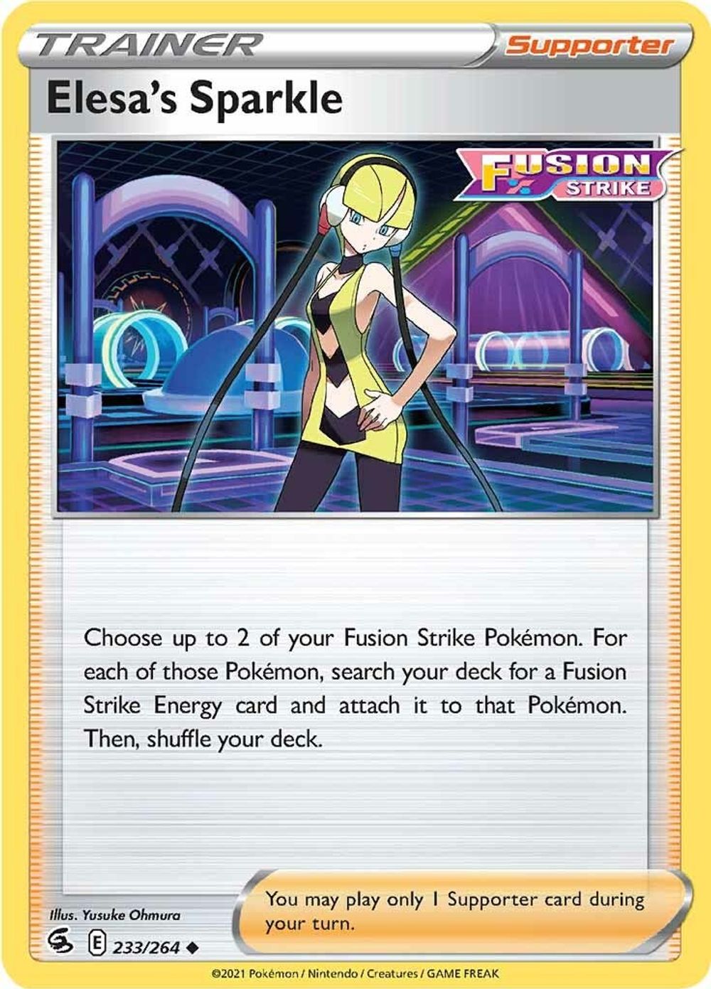 Elesa's Sparkle — SWSH08: Fusion Strike