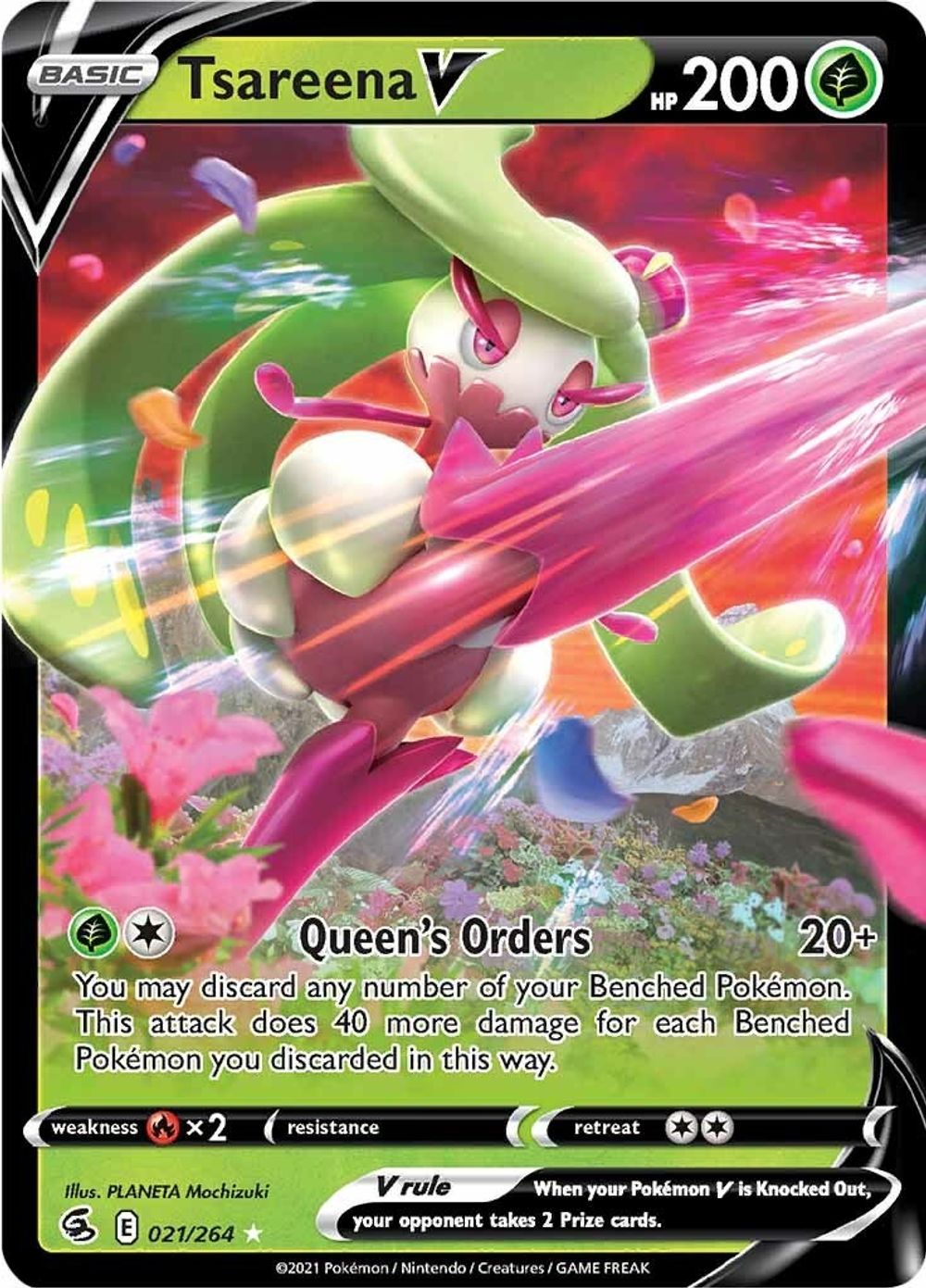 Tsareena V — SWSH08: Fusion Strike