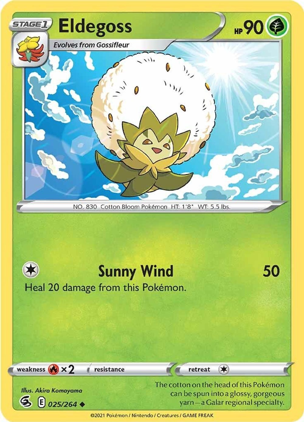 Eldegoss — SWSH08: Fusion Strike