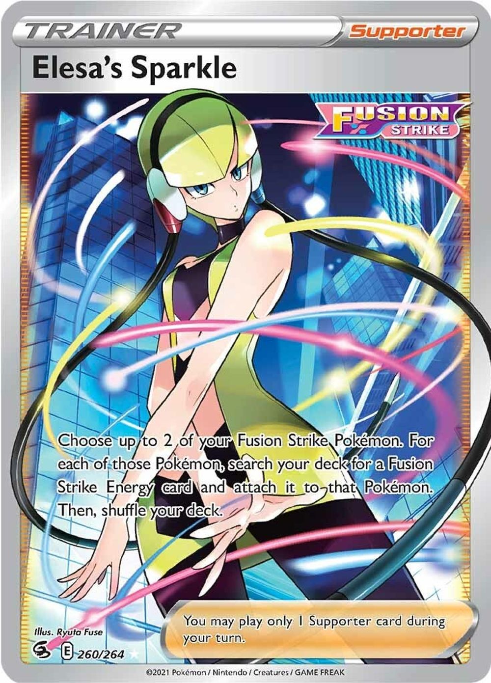 Elesa's Sparkle (Full Art) — SWSH08: Fusion Strike