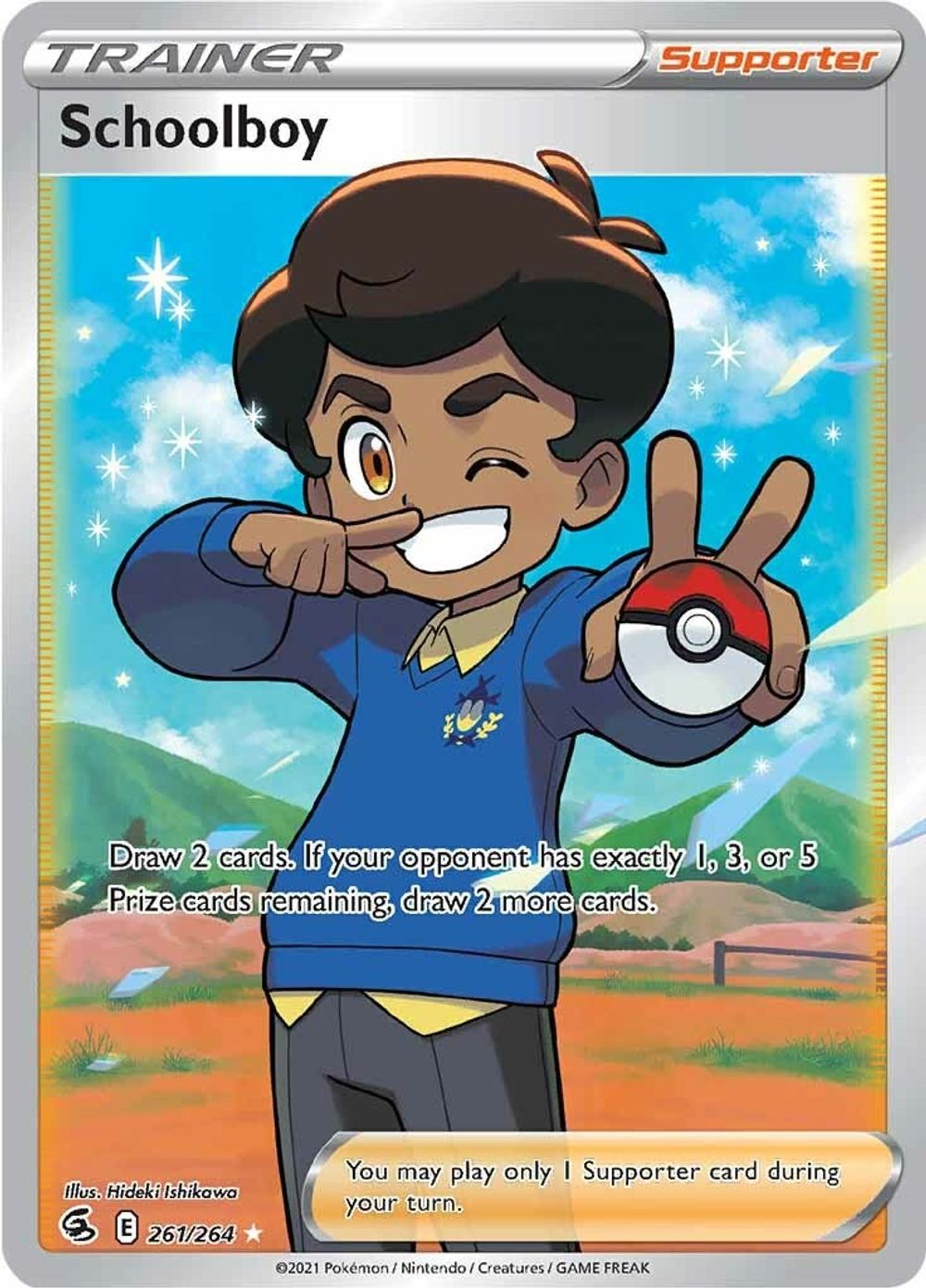 Schoolboy (Full Art) — SWSH08: Fusion Strike