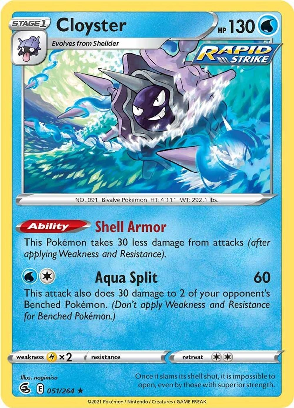Cloyster — SWSH08: Fusion Strike