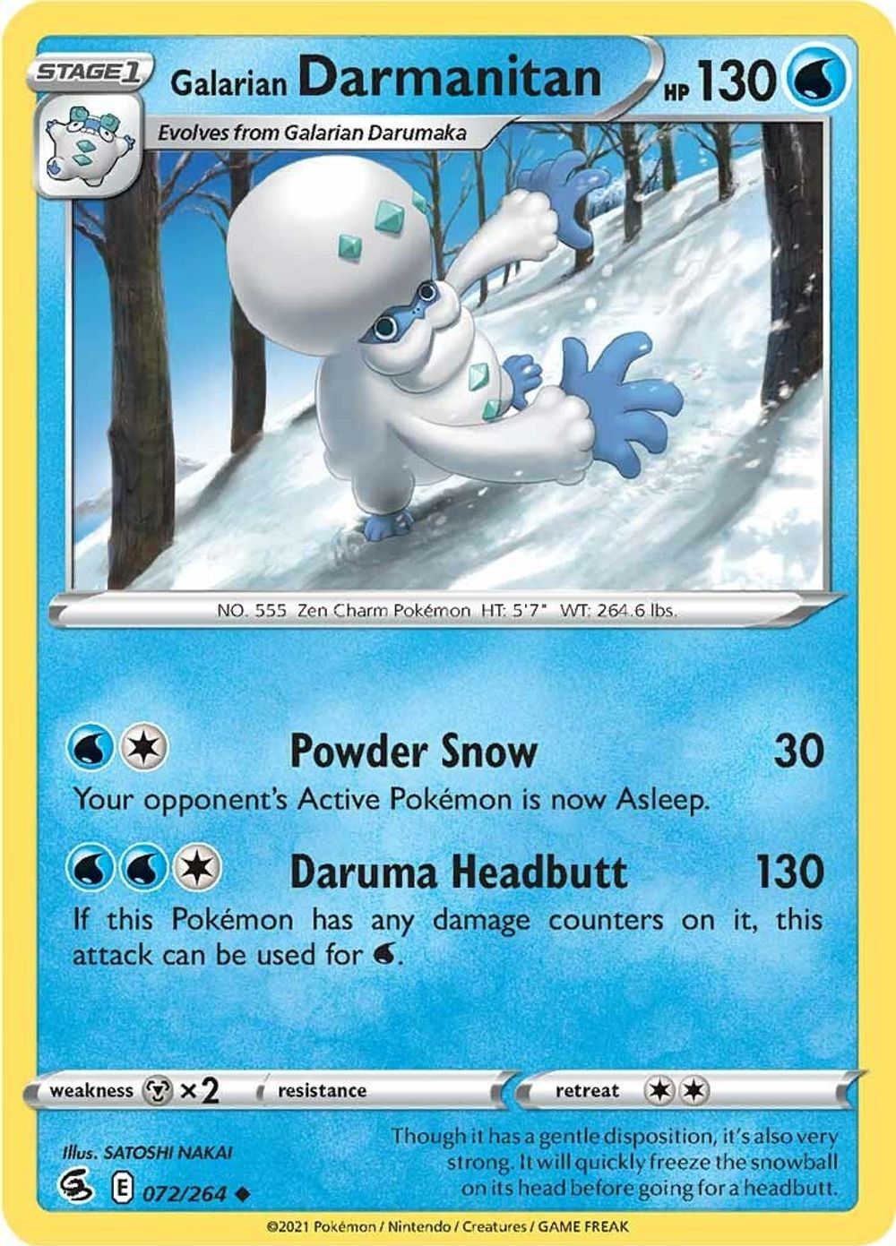 Galarian Darmanitan — SWSH08: Fusion Strike