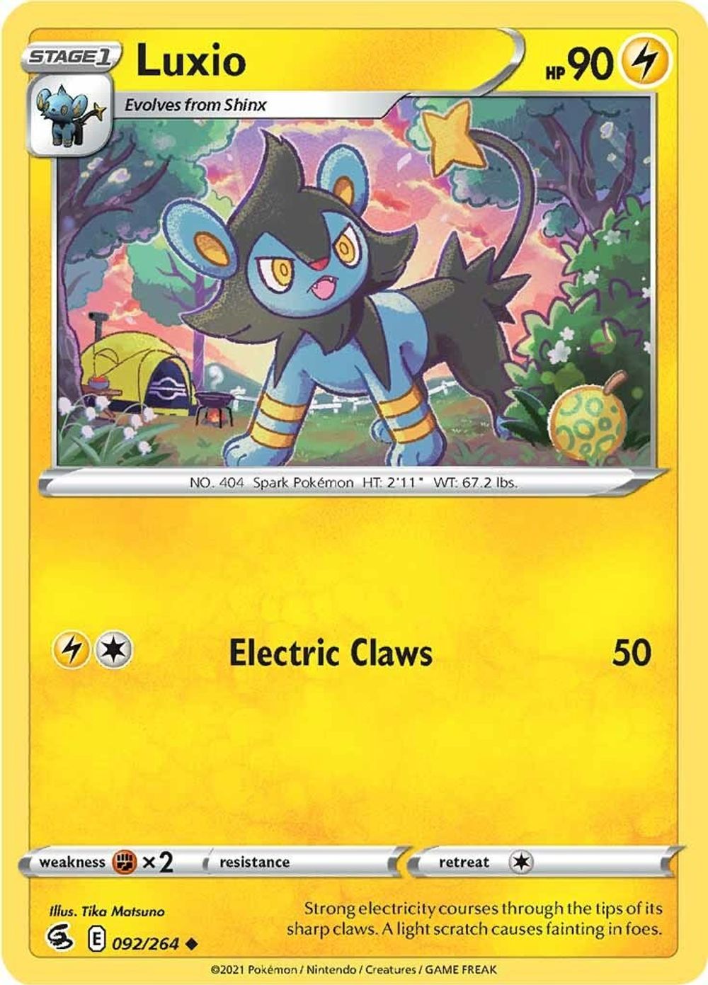 Luxio — SWSH08: Fusion Strike