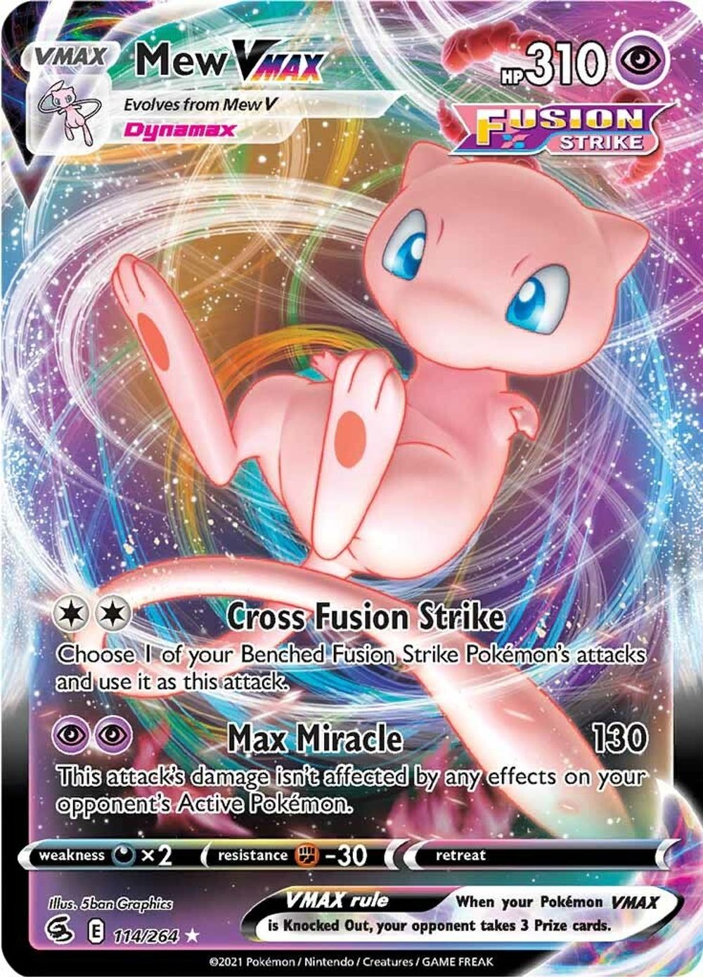 Mew VMAX — SWSH08: Fusion Strike
