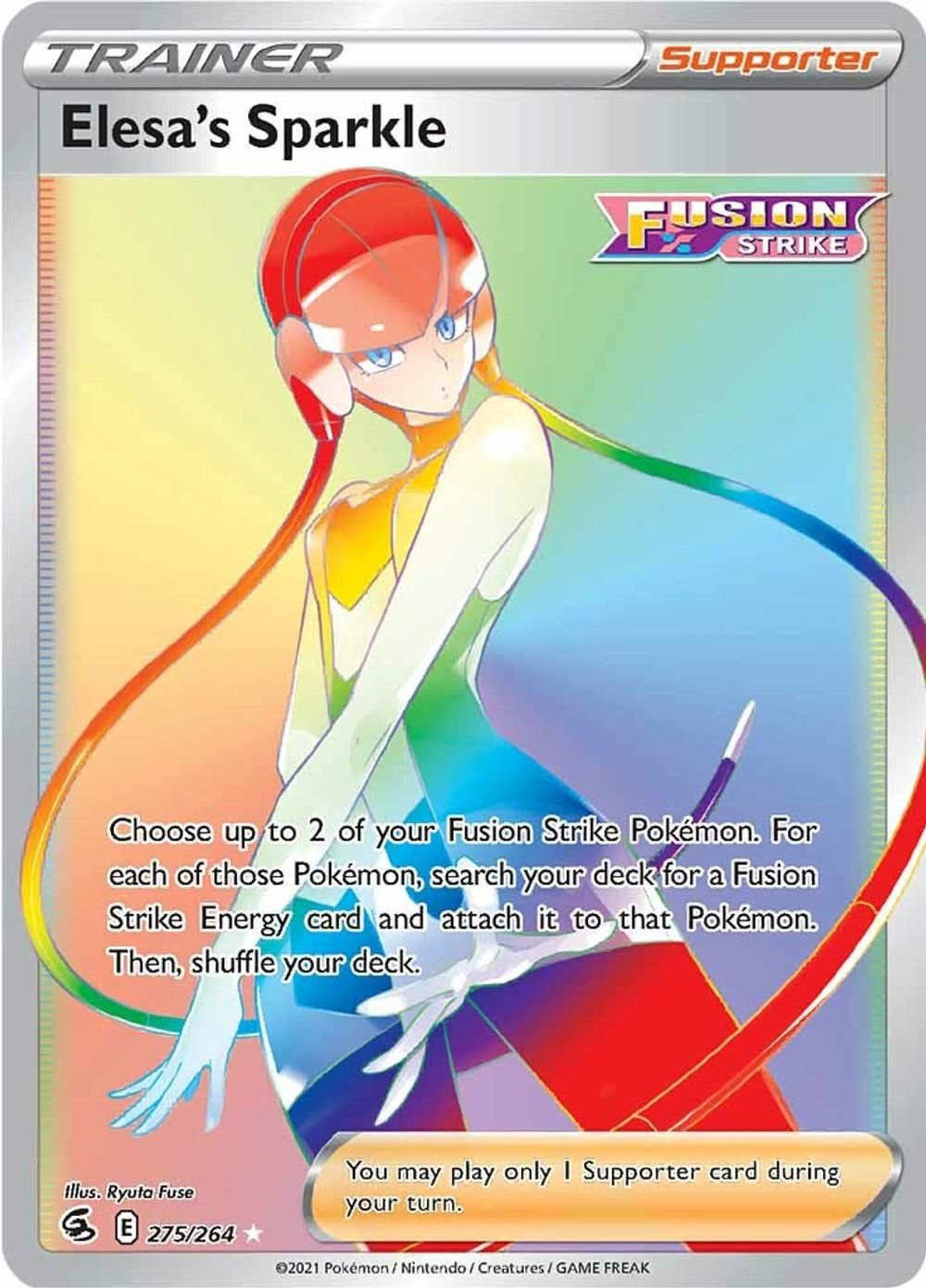 Elesa's Sparkle (Secret) — SWSH08: Fusion Strike