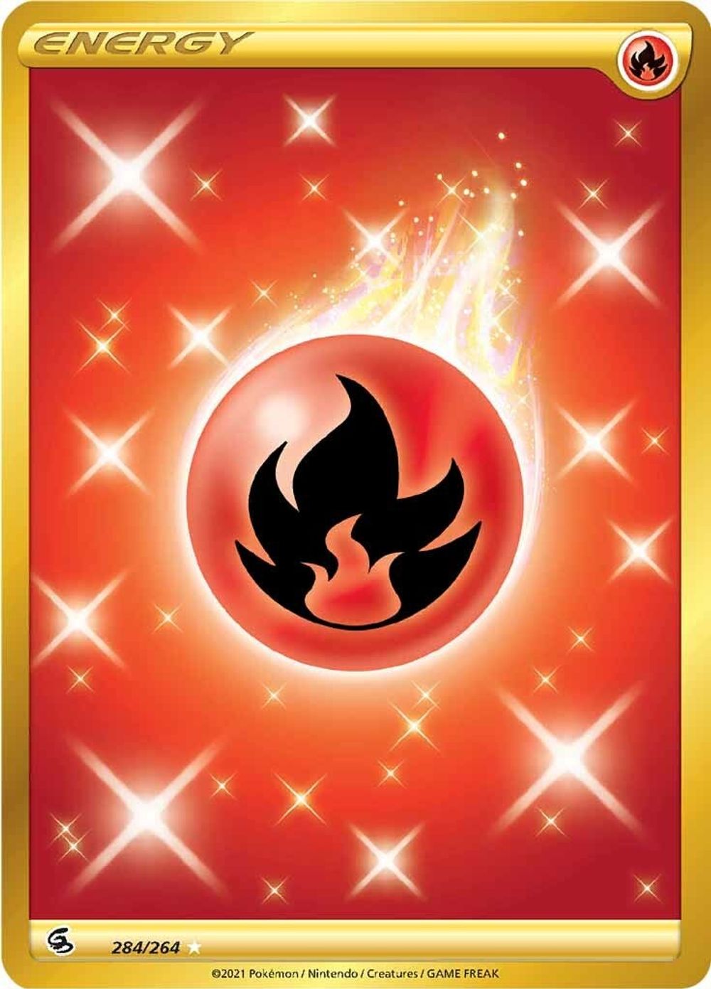Fire Energy (Secret) — SWSH08: Fusion Strike