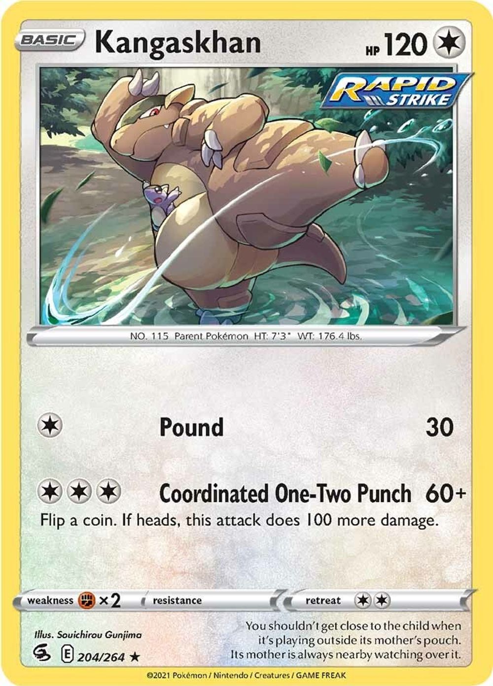 Kangaskhan — SWSH08: Fusion Strike