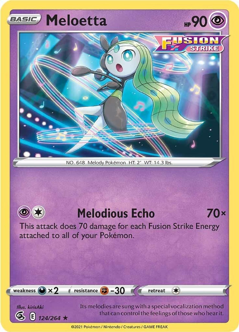 Meloetta — SWSH08: Fusion Strike