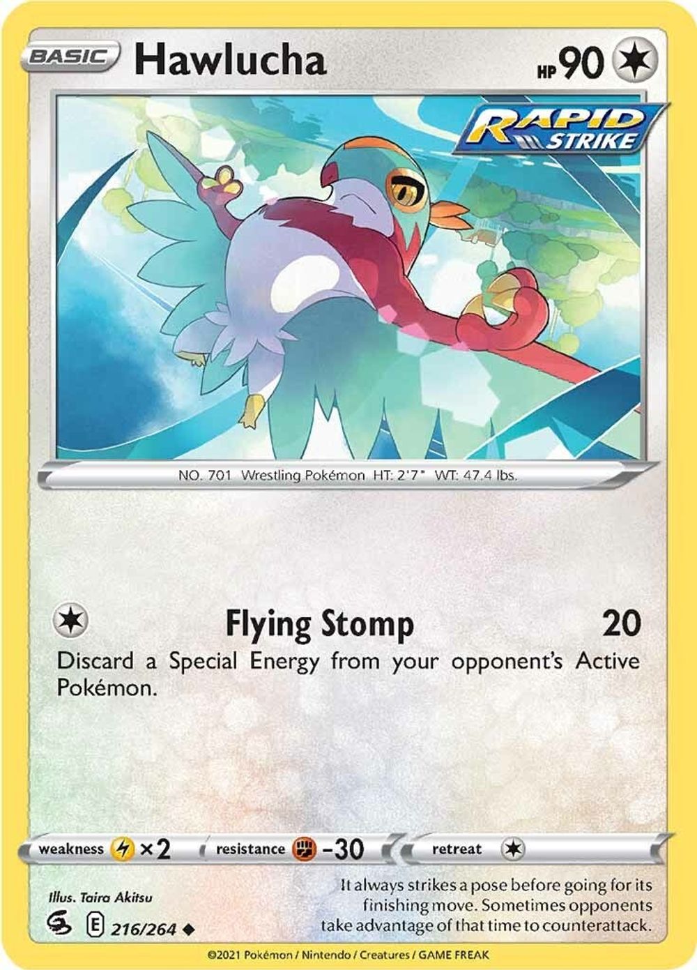 Hawlucha — SWSH08: Fusion Strike
