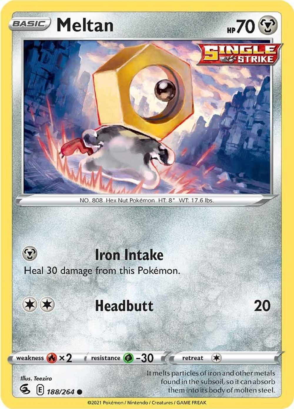 Meltan — SWSH08: Fusion Strike