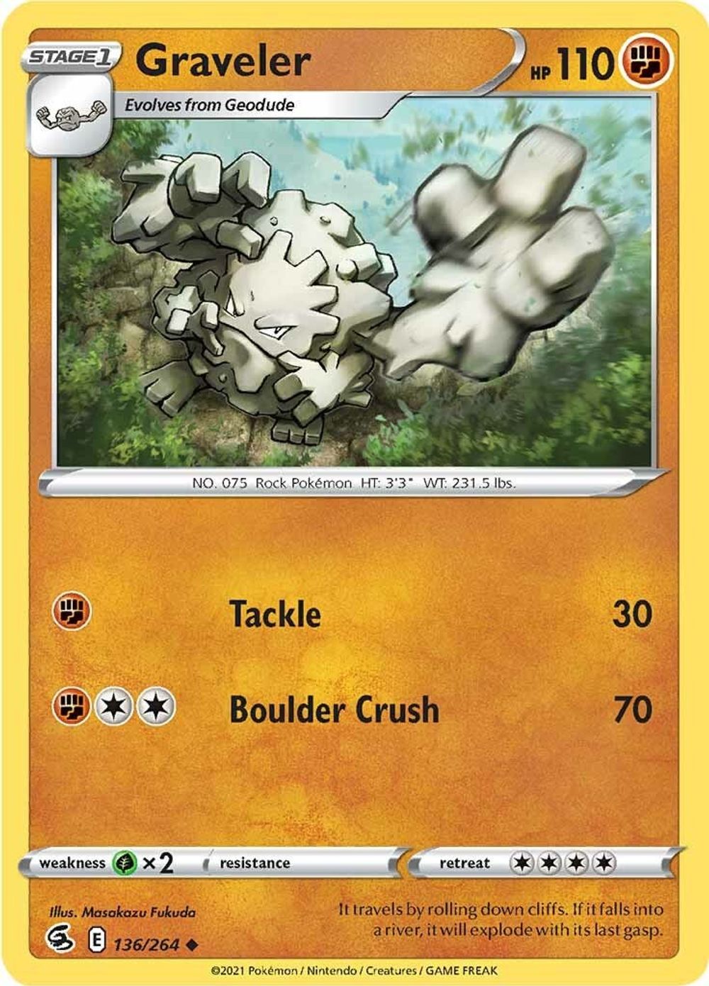 Graveler — SWSH08: Fusion Strike