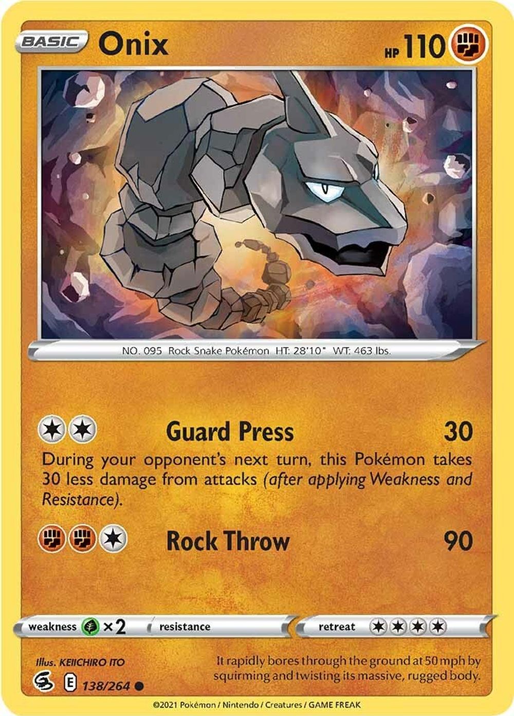 Onix — SWSH08: Fusion Strike