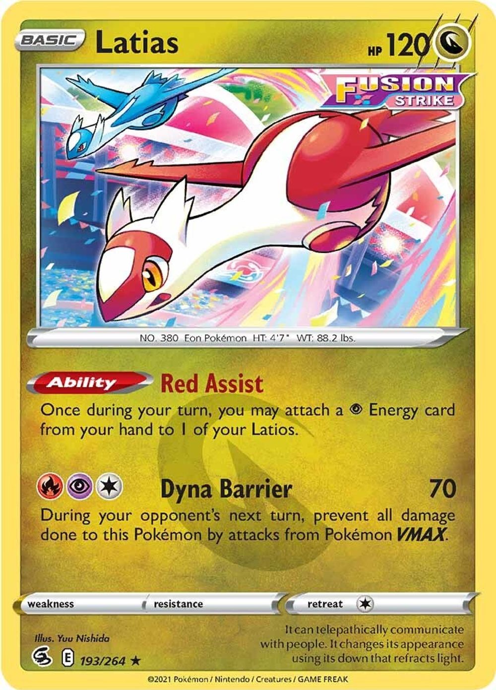 Latias — SWSH08: Fusion Strike