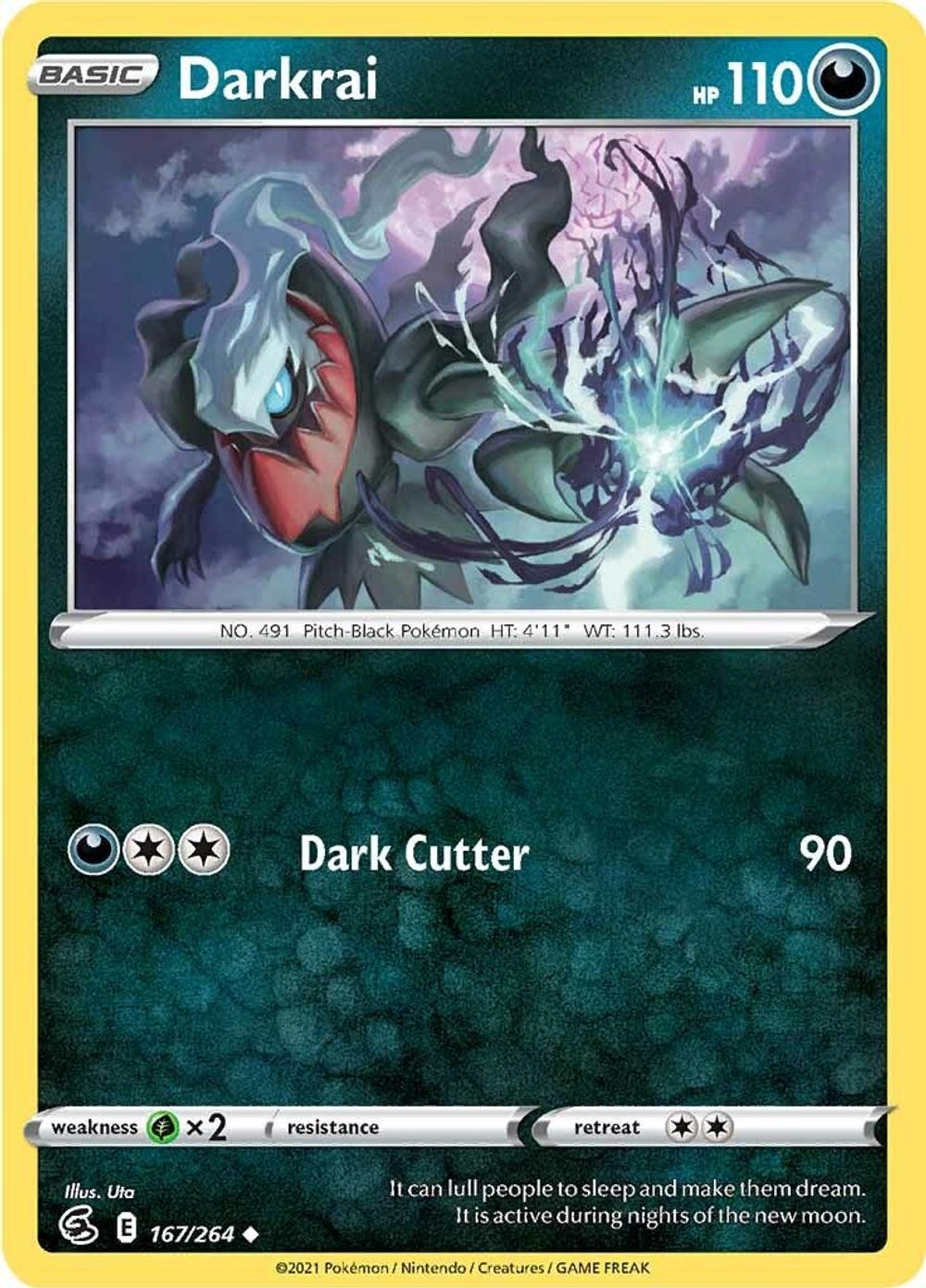 Darkrai — SWSH08: Fusion Strike