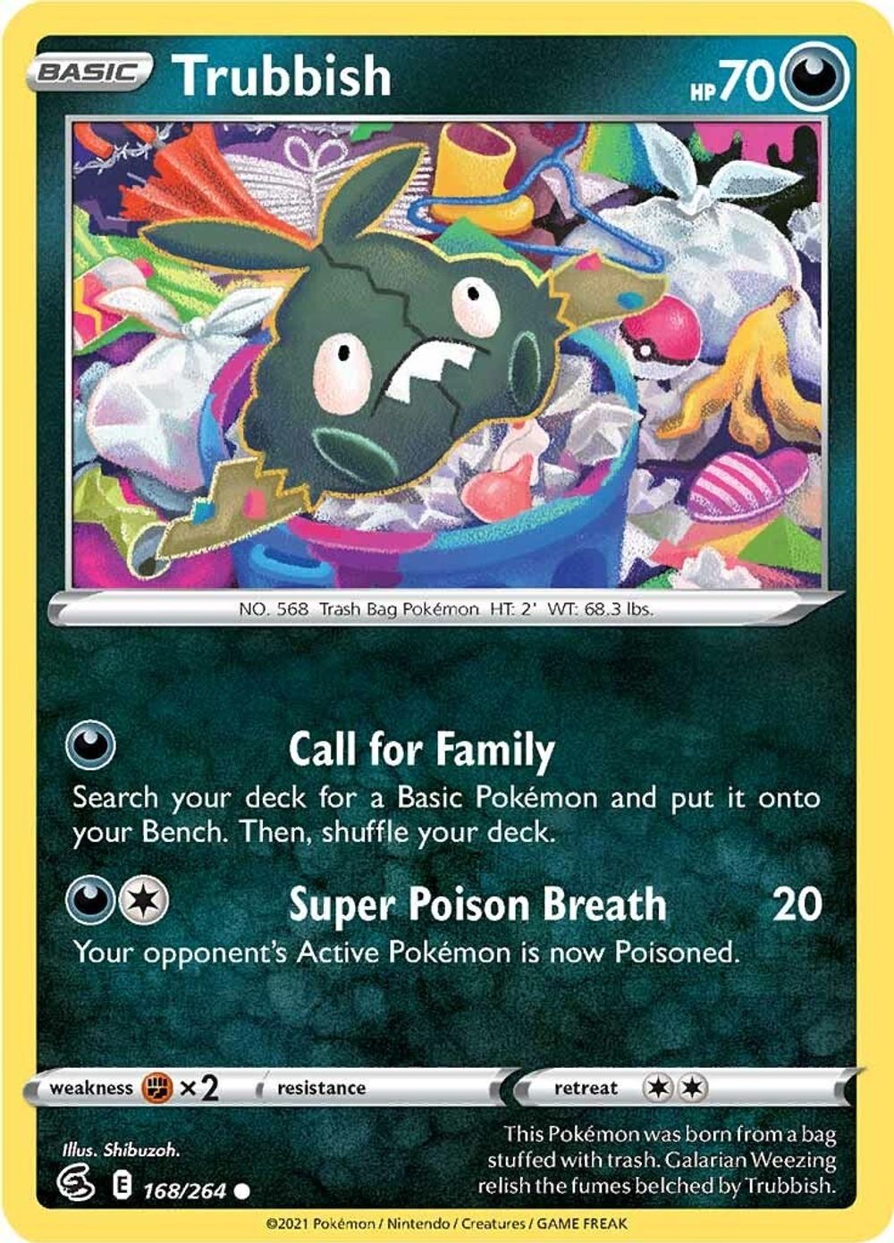 Trubbish — SWSH08: Fusion Strike