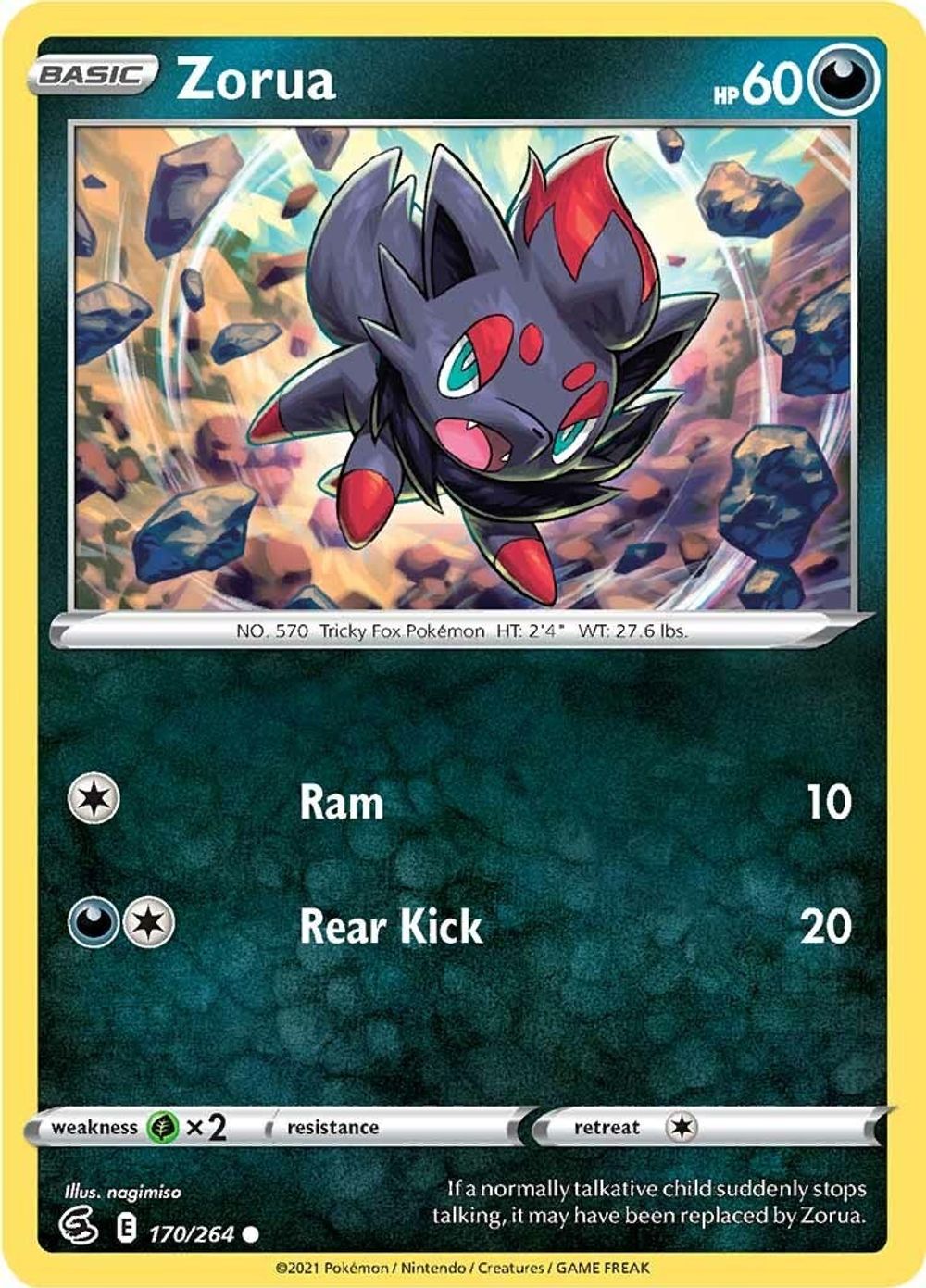 Zorua — SWSH08: Fusion Strike