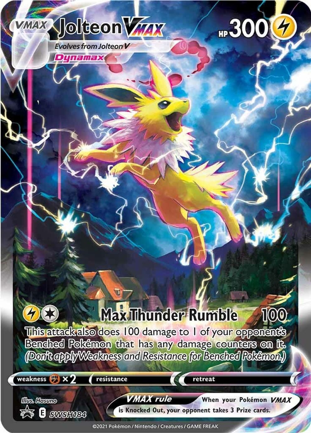 Jolteon VMAX - SWSH184 — SWSH: Sword & Shield Promo Cards