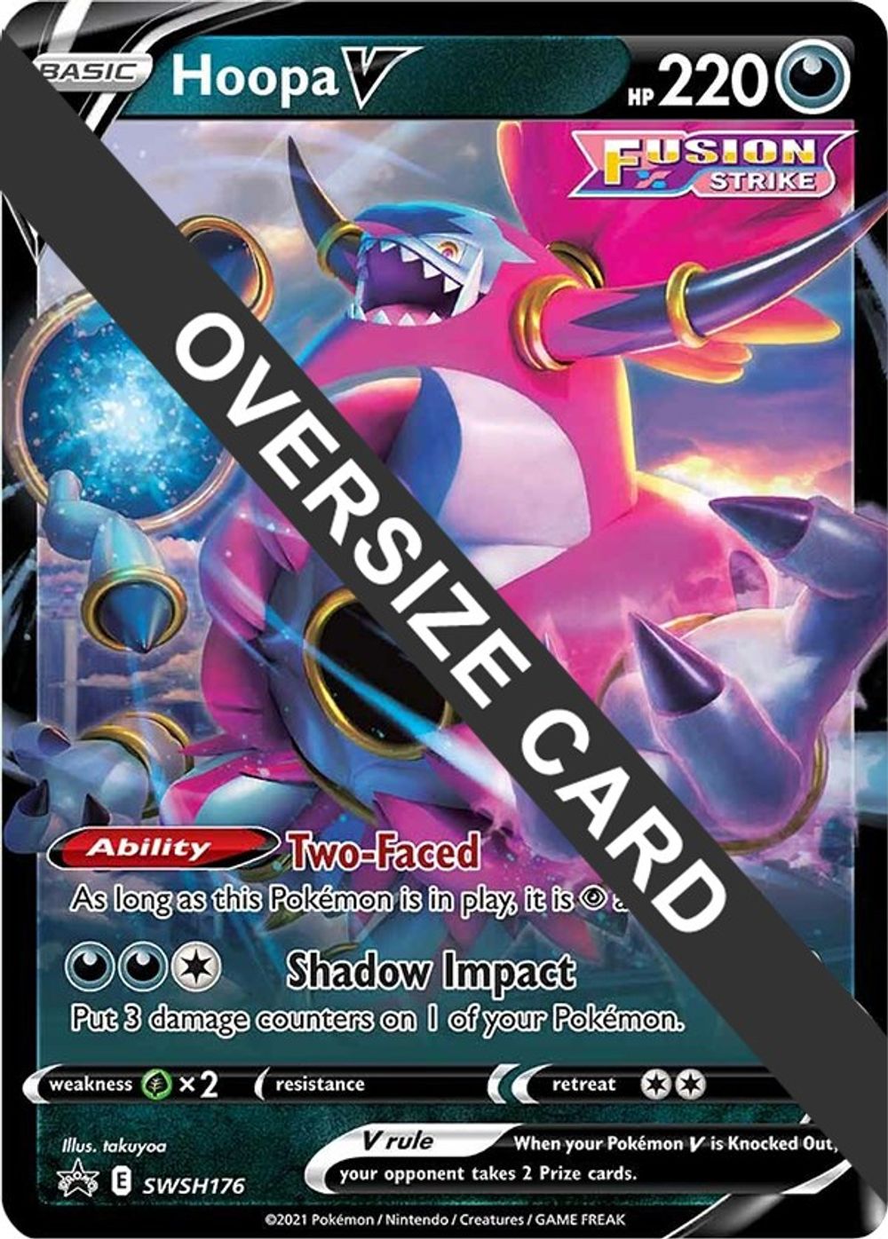 Hoopa V - SWSH176 — Jumbo Cards