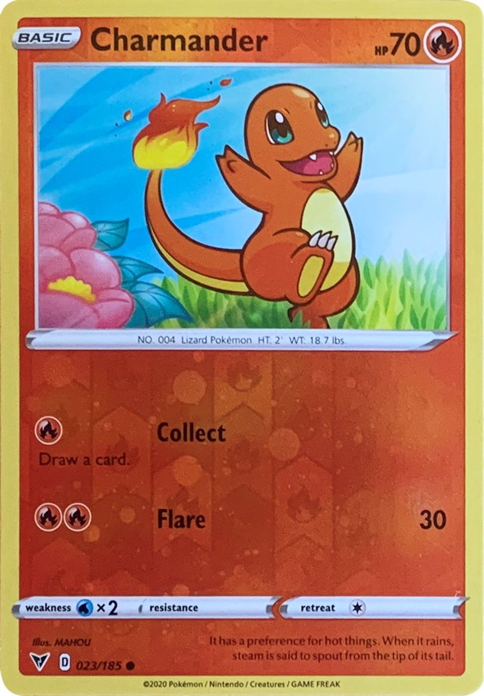Charmander - 023/185 (Reverse Cosmos Holo) — Miscellaneous Cards & Products