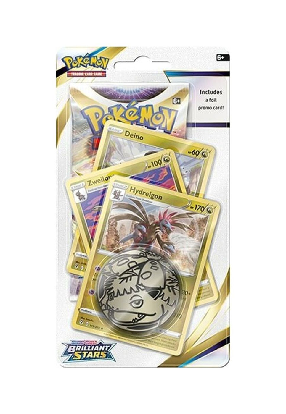 Brilliant Stars Premium Checklane Blister [Hydreigon] — SWSH09: Brilliant Stars