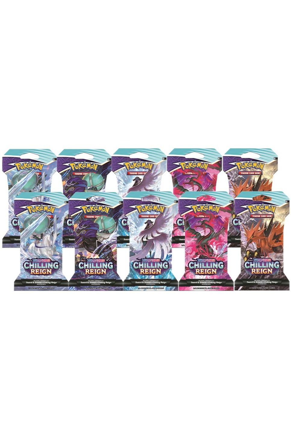 Chilling Reign Sleeved Booster Pack Bundle [Set of 10] — SWSH06: Chilling Reign