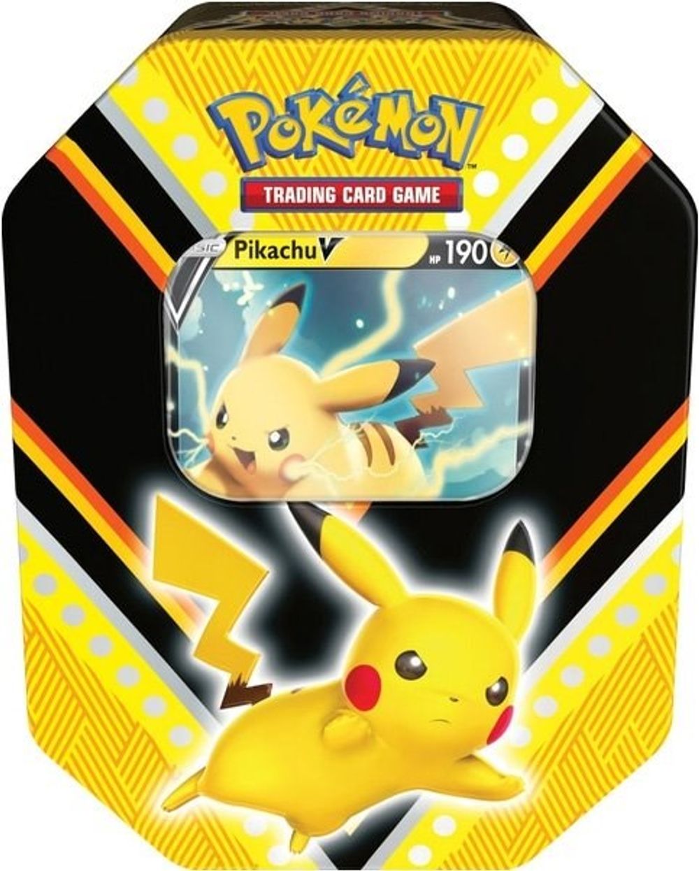 V Powers Tin [Pikachu V] (International Version) — Miscellaneous Cards & Products