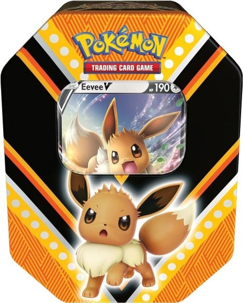 V Powers Tin [Eevee V] (International Version) — Miscellaneous Cards & Products