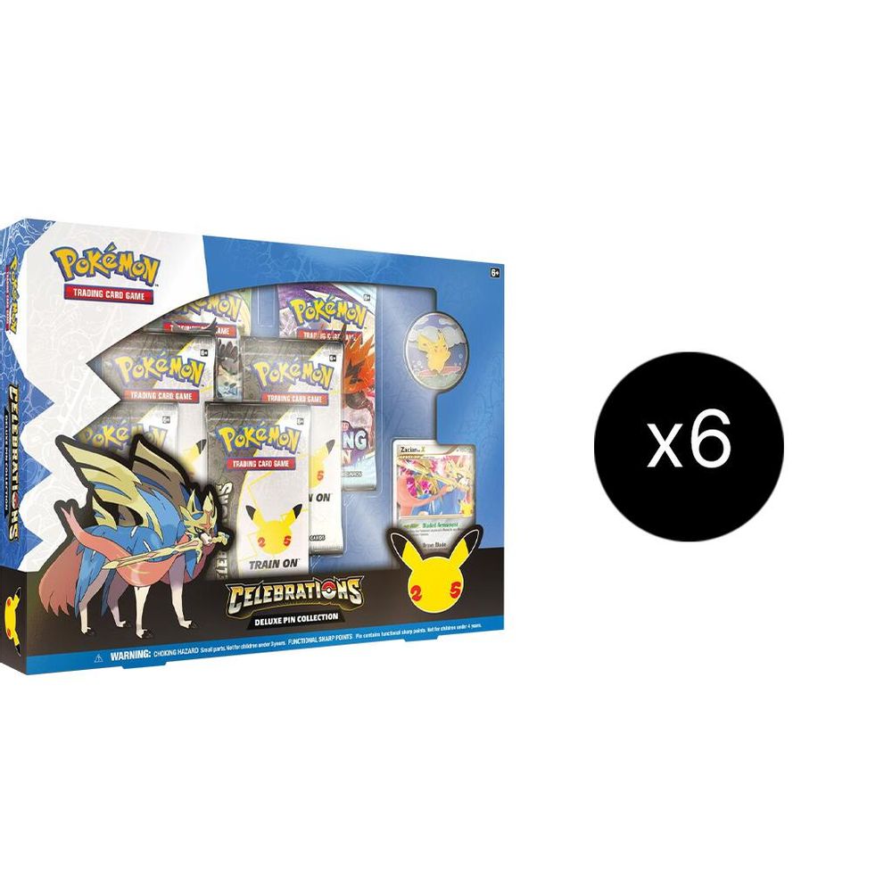 Celebrations Deluxe Pin Collection Case [Zacian LV. X] — Celebrations