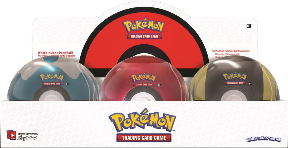 Poke Ball Tin Display (Q1 2020) — Miscellaneous Cards & Products