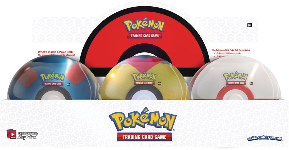 Poke Ball Tin Display (Q1 2021) — Miscellaneous Cards & Products