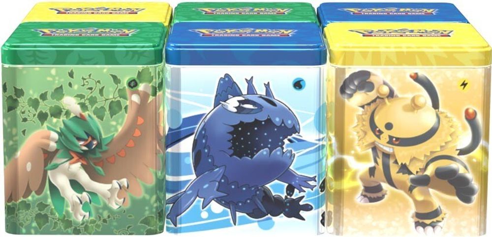 Pokemon Stacking Tins [Set of 6] — Miscellaneous Cards & Products