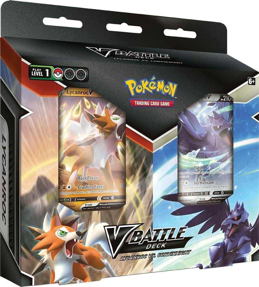 V Battle Deck Bundle [Lycanroc V / Corviknight V] — Miscellaneous Cards & Products