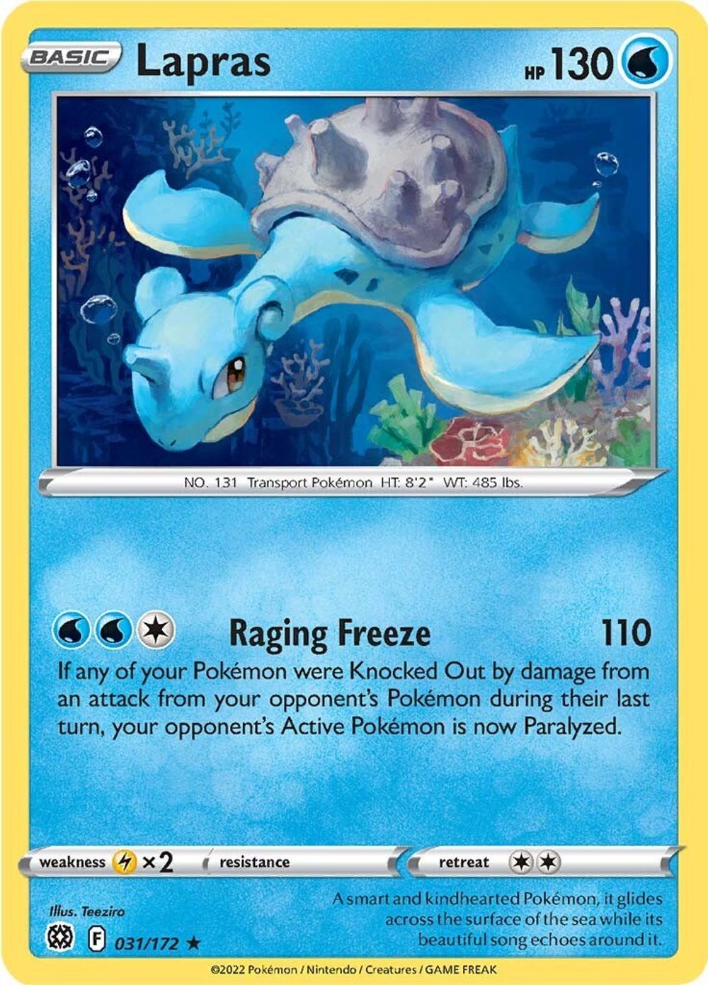 Lapras — SWSH09: Brilliant Stars