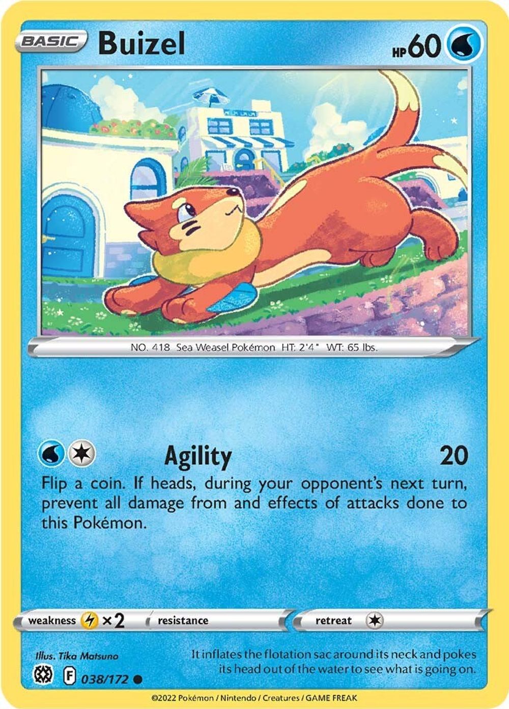 Buizel — SWSH09: Brilliant Stars