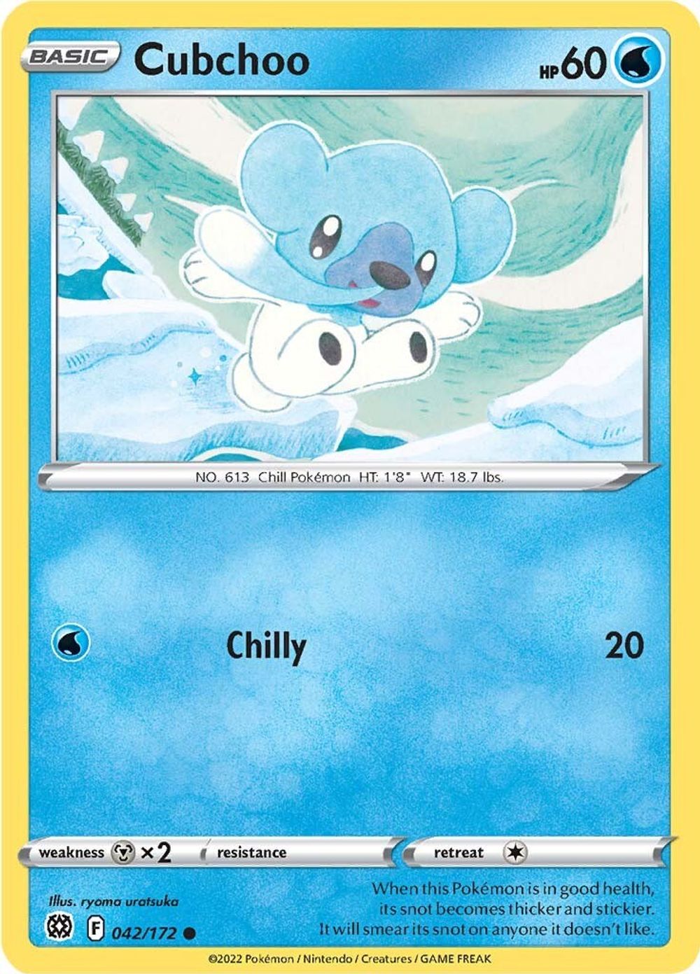 Cubchoo — SWSH09: Brilliant Stars