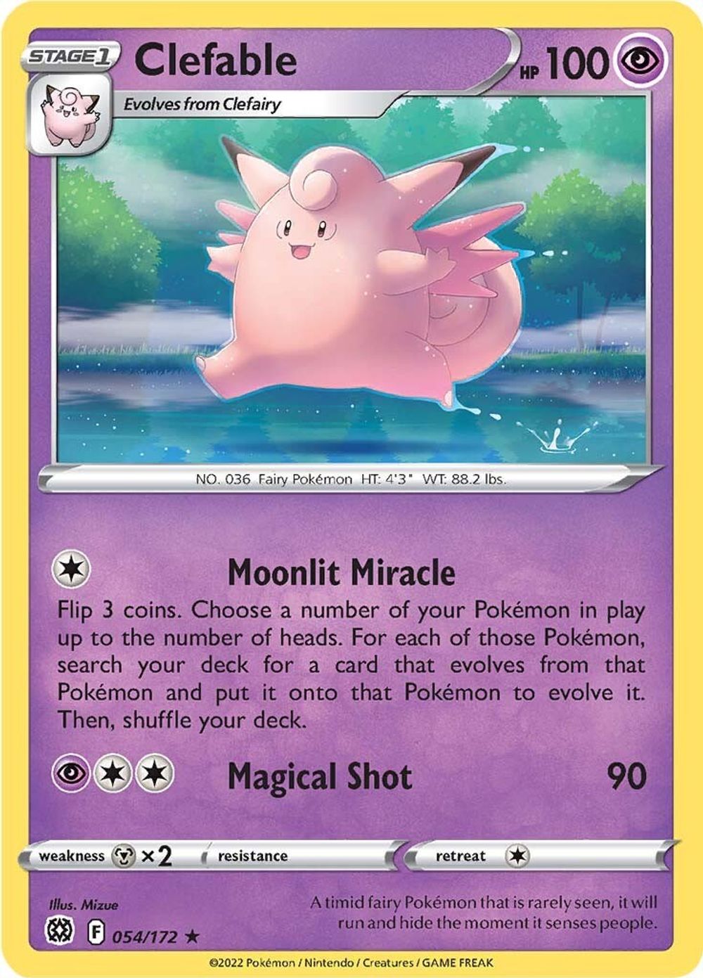 Clefable — SWSH09: Brilliant Stars