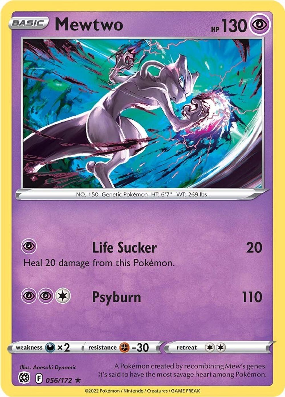 Mewtwo — SWSH09: Brilliant Stars