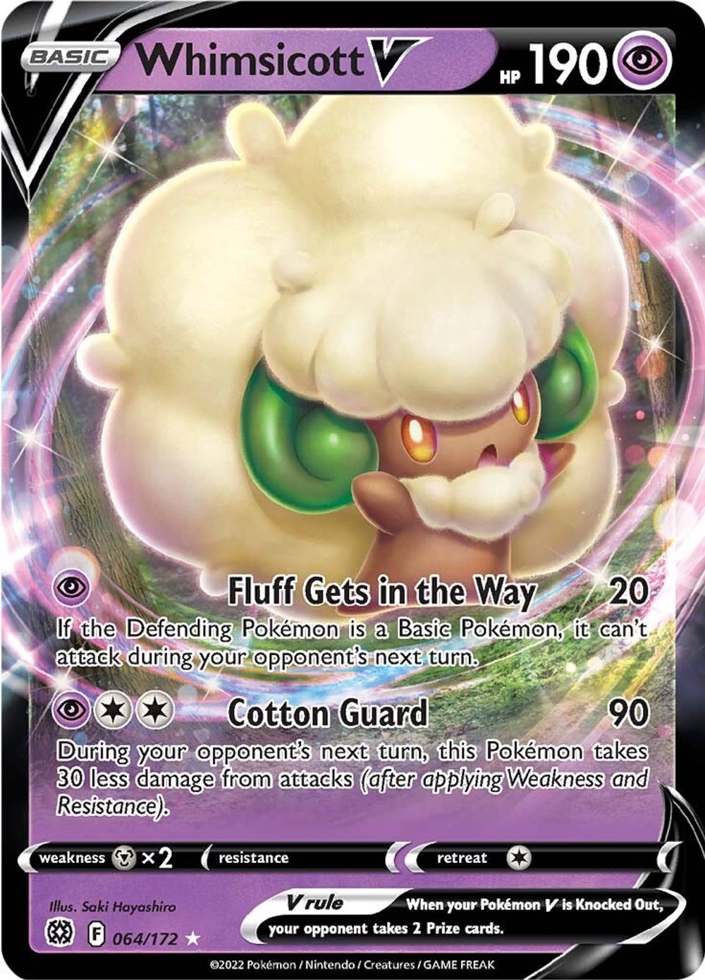 Whimsicott V — SWSH09: Brilliant Stars