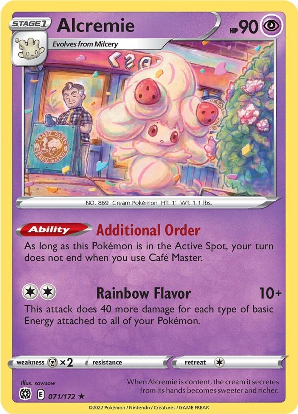 Alcremie — SWSH09: Brilliant Stars