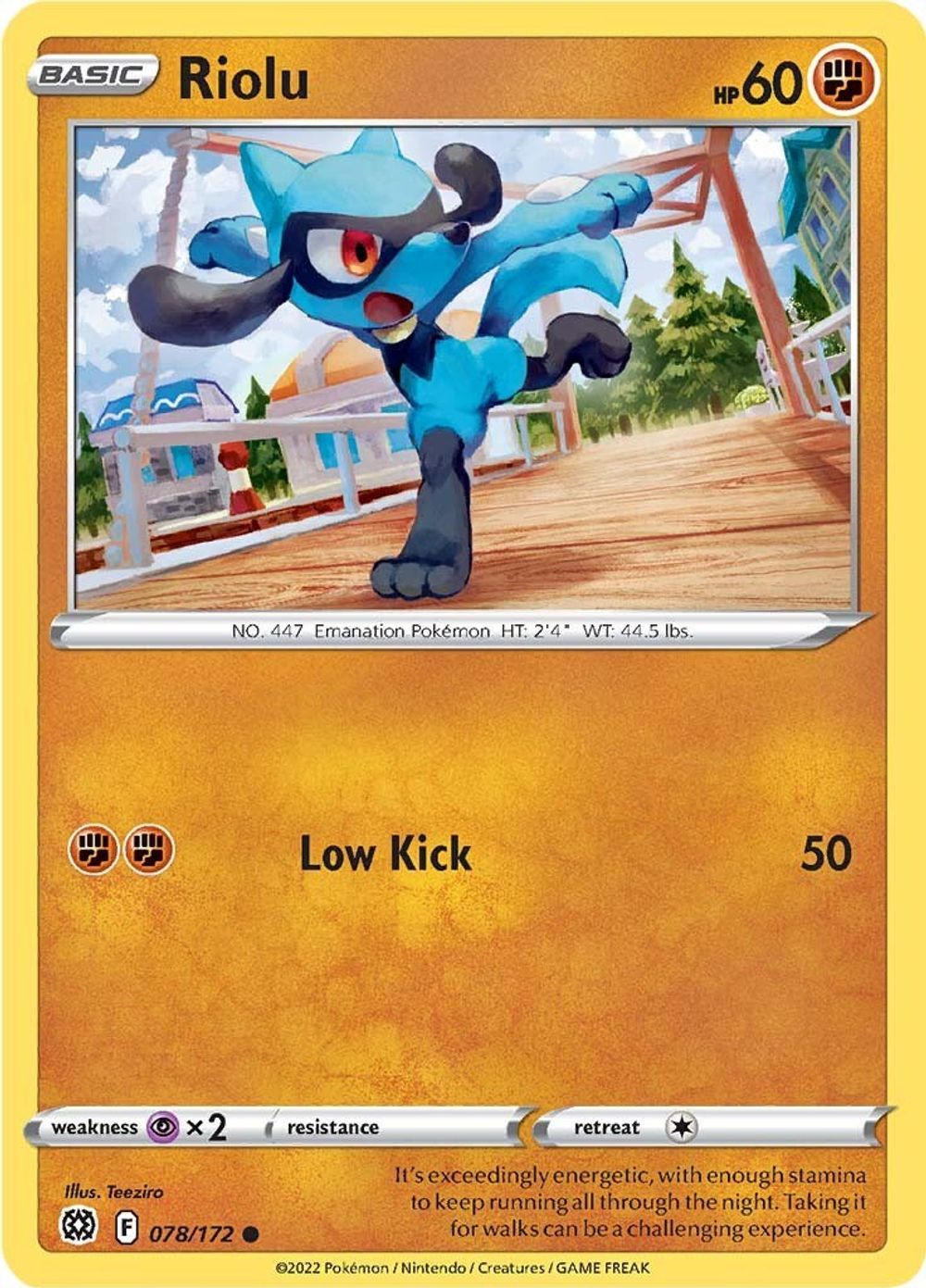 Riolu — SWSH09: Brilliant Stars