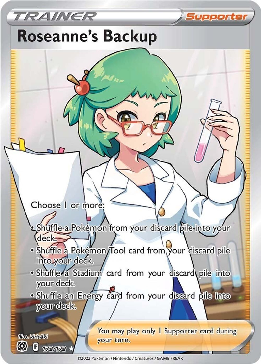 Roseanne's Backup (Full Art) — SWSH09: Brilliant Stars