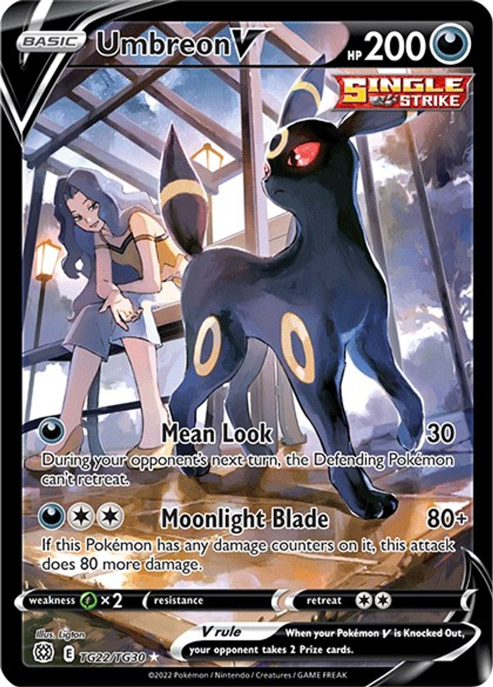 Umbreon V — SWSH09: Brilliant Stars Trainer Gallery